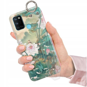 ETUI z PASKIEM do REALME 7I RMX2103 Kwiaty Wzory