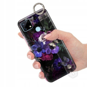 ETUI z PASKIEM do REALME 7I RMX2193 Kwiaty Wzory