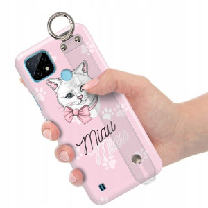 Etui z Paskiem do REALME C21 Piękne Modne Wzory