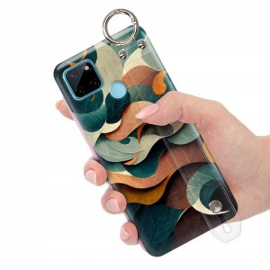 ETUI z PASKIEM do REALME C25Y Kwiaty Damskie Wzory