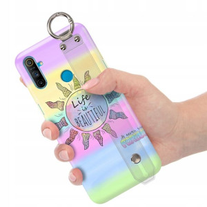 Etui z Paskiem do REALME C3 Piękne Modne Wzory
