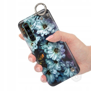 ETUI z PASKIEM do REALME X50 PRO Kwieciste Wzory