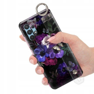 ETUI z PASKIEM do SAMSUNG A32 5G Kwieciste Wzory