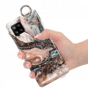 Etui z Paskiem do SAMSUNG A42 5G Case Modne Wzory