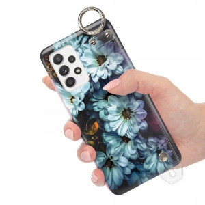ETUI z PASKIEM do SAMSUNG A52 4G Kwieciste Wzory