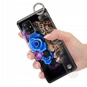 ETUI z PASKIEM do SAMSUNG A71 5G Kwieciste Wzory