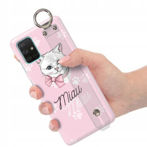 Etui z Paskiem do SAMSUNG A71 Piękne Modne Wzory