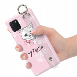 Etui z Paskiem do SAMSUNG A81 Piękne Modne Wzory