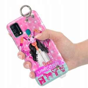 Etui z Paskiem do SAMSUNG F41 Piękne Modne Wzory