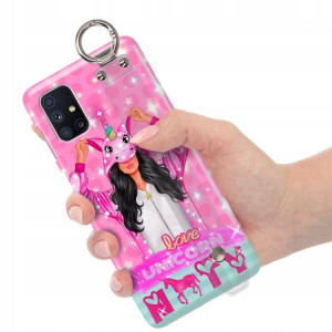 Etui z Paskiem do SAMSUNG M51 Piękne Modne Wzory