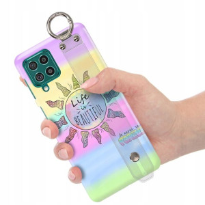 Etui z Paskiem do SAMSUNG M62 Piękne Modne Wzory