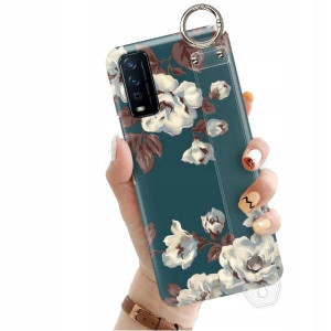 ETUI z PASKIEM do VIVO Y11s Kwiaty Flowers Wzory