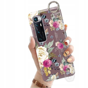 ETUI z PASKIEM do XIAOMI MI 10 ULTRA Kwiaty Wzory