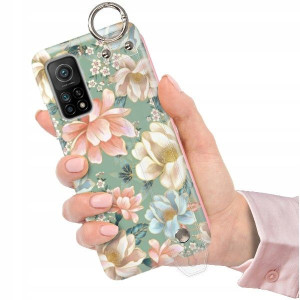 ETUI z PASKIEM do XIAOMI MI 10T 5G Kwiaty Wzory