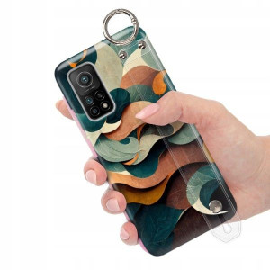 ETUI z PASKIEM do XIAOMI MI 10T 5G Kwieciste Wzory
