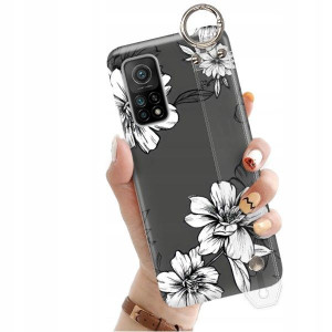 ETUI z PASKIEM do XIAOMI MI 10T Kwiaty Top Wzory