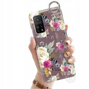 ETUI z PASKIEM do XIAOMI MI 10T PRO Kwiaty Wzory