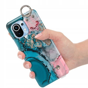Etui z Paskiem do XIAOMI MI 11 Case Marmurki Wzory