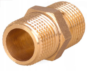 Nypel Mosiężny Długi 3/4'' L=40 Złączka Mosiężna