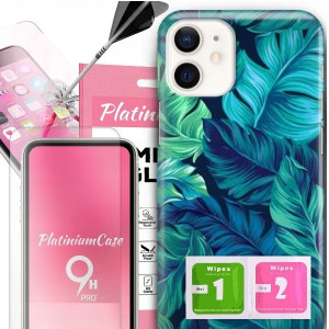 ETUI+9H do iPHONE 12 MINI Tropical Exotic Wzory