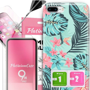 ETUI+9H do iPHONE 7 PLUS Tropical Egzotyczne Wzory