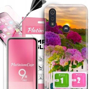 ETUI+9H do MOTOROLA E6S 2020 Kobiece Kwiaty Wzory