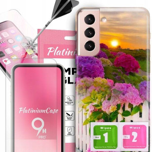 ETUI+9H do SAMSUNG S21 5G Kobiece Kwiaty Top Wzory