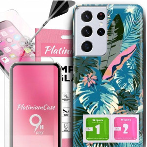 ETUI+9H do SAMSUNG S21 ULTRA Tropical Exotic Wzory