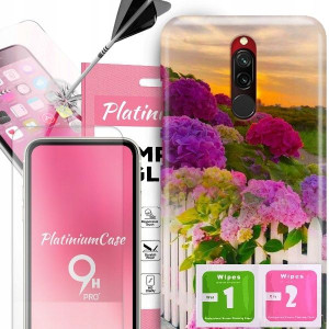 ETUI+9H do XIAOMI REDMI 8 Kobiece Kwiaty Top Wzory