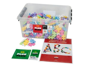 Plus-Plus, BIG Pastel - 400 szt - Edukacja