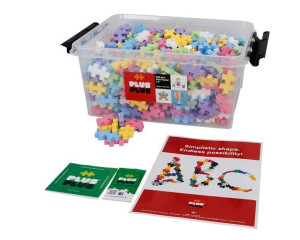 Plus-Plus, BIG Pastel - 600 szt - Edukacja