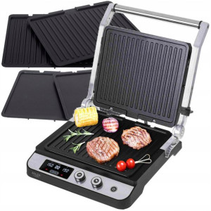 Grill Elektryczny Ogrodowy 3000w Rozkładany 2w1