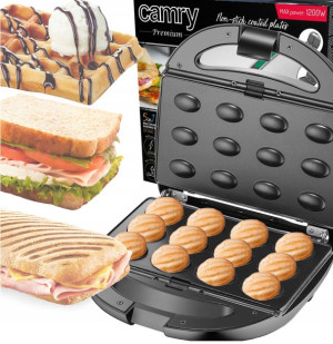 Opiekacz Gofrownica Grill 5w1 Gofrownica Orzeszki
