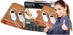 Koc Elektryczny 160x150 2*60w Pilot Polarowy Mata