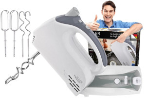 Mikser Robot Ręczny 300w Hakix2 Mieszadłax2 Adler