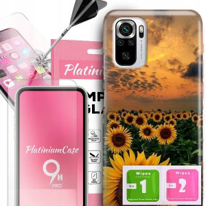 ETUI+9H do XIAOMI REDMI NOTE 10S Kwiaty Top Wzory