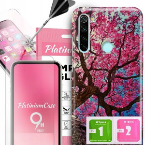 ETUI+9H do XIAOMI REDMI NOTE 8 Kwiaty Top Wzory