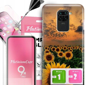 ETUI+9H do XIAOMI REDMI NOTE 9 Kwiaty Top Wzory