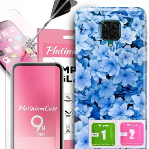 ETUI+9H do XIAOMI REDMI NOTE 9 PRO Kwiaty Wzory