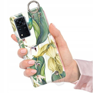ETUI+PASEK do HUAWEI HONOR VIEW 40 Kwiaty Wzory