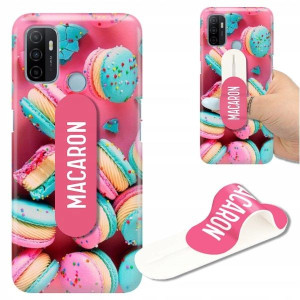ETUI+UCHWYT do OPPO A53 Kwiaty Fruits Candy Wzory