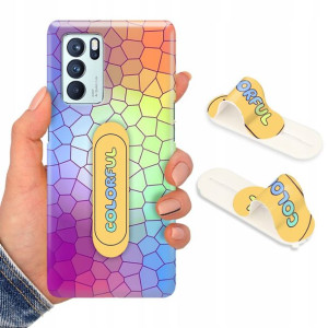 Etui+Uchwyt do OPPO RENO 6 PRO 5G CPH2249 Top Wzor
