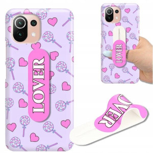 ETUI+UCHWYT do XIAOMI Mi 11 LITE 4G Owoce Wzory
