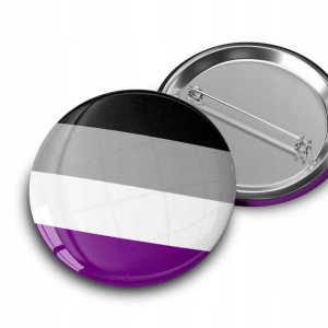 PRZYPINKA 44mm PARADA Równości LGBT PRIDE WZORY