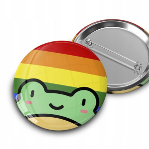 PRZYPINKA 44mm PARADA Równości LGBT PRIDE WZORY