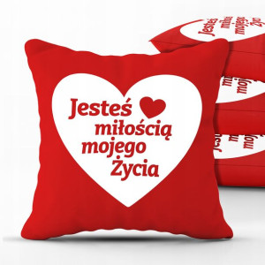 PODUSZKA 40x40 Prezent na WALENTYNKI Wiele WZORÓW