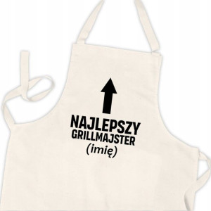 FARTUCH Kuchenny na GRILL Twoje IMIĘ Wiele WZORÓW