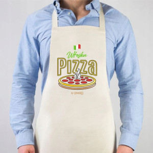 FARTUCH Kuchenny PIZZA Twoje IMIĘ Wiele WZORÓW