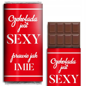 CZEKOLADA Gorzka SEXY Śmieszne WZORY Twoje IMIĘ