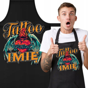 FARTUCH dla TATUAŻYSTY Twoje IMIĘ Wiele WZORÓW MIX